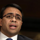 Senior counsel to the U.S. Senate Judiciary Committee Debo Adegbile testifies during his confirmation hearing before the Senate Judiciary Committee Jan. 8, 2014, on Capitol Hill.
Alex Wong/Getty Images